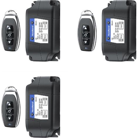 Contrôleur d'actionneur linéaire électrique Hoodland 3X avec contrôleur filaire sans fil 6V/12V/24V CC universel avant (1/5)