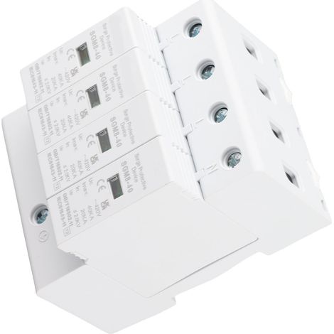 4P 40KA Parafoudre domestique rail DIN basse tension anti-foudre (1/5)