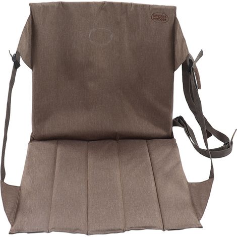 Foldable Seating Cushion Triangular Fence Back Mesh Pocket Wear Resistant Portable Chair Cushion for Hiking Fishing (1/5)