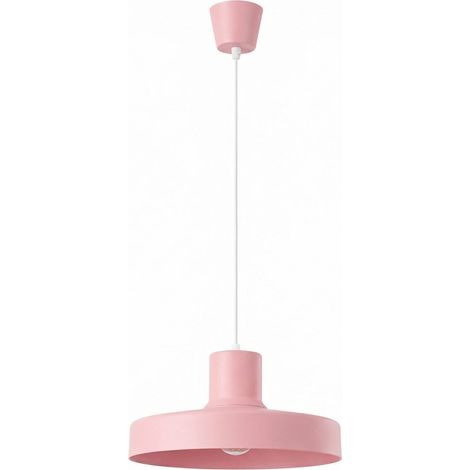 Lámparas colgantes BILO rosa acero 1xE27 35cm Sollux (1/2)