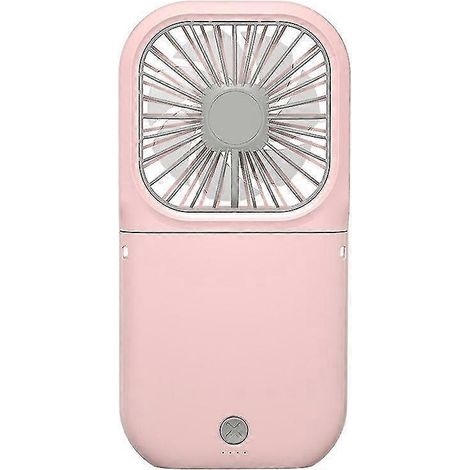 Petit ventilateur électrique mini USB pliable (rose) (1/5)