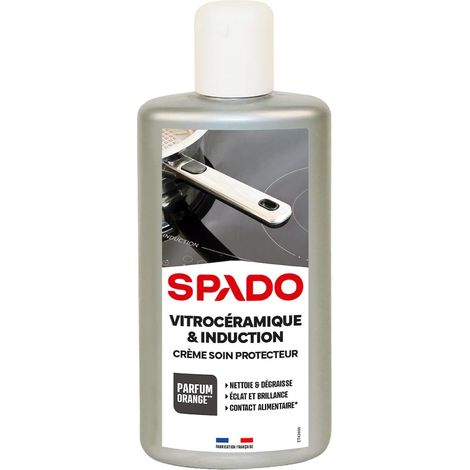 Nettoyant Plaque Vitrocéramique et Induction - Ultra-Dégraissant - Ne Raye Pas - 250 ML - Fabriqué en France (1/5)