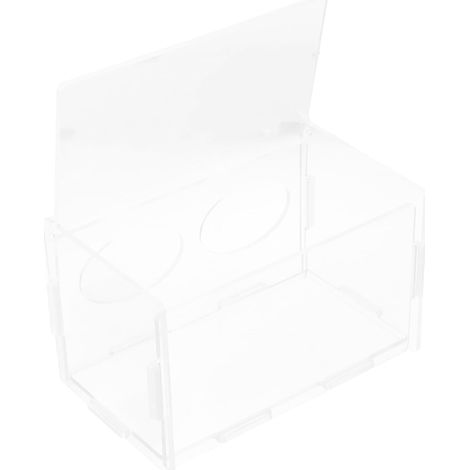 Mangeoire Automatique en Acrylique pour Poulets et Poussins Outil D’alimentation Automatique, Léger et Résistant à L’usure, Nettoyage Facile, Anti-éclaboussures (1/5)