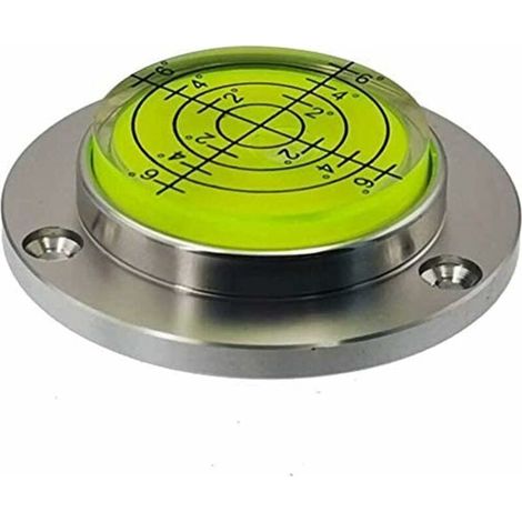 Échelle magnétique en alliage d'aluminium pour ceinture d'eau verte et avec trou en alliage d'aluminium - Niveau à bulle circulaire (magnétique) (1/5)