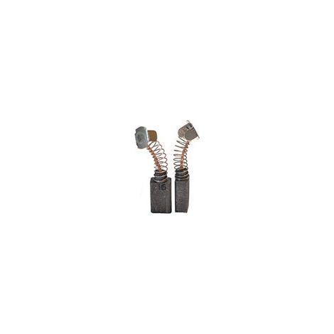 Juego de 2 carbones adaptables para Ryobi. Dimensiones: 7 x 11 x 18 mm.