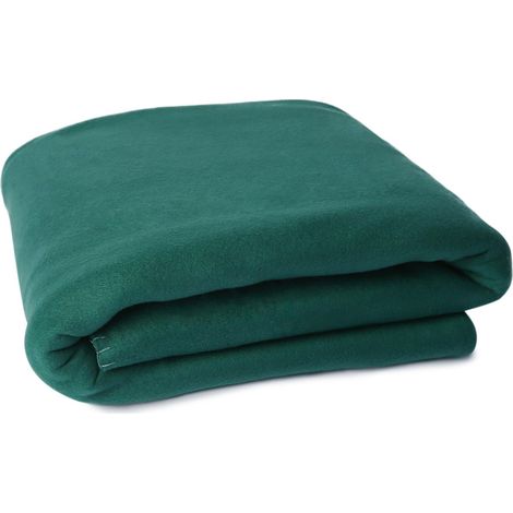 Manta polar Lukka 150x200 color verde oscuro