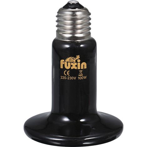 AC220-230V 100W Keramik-Wärmeleitlampe für Haustiere, Reptilien, E27-Sockel, tragbar (1/5)