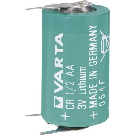 Varta CR1/2 AA SLF Spezial-Batterie CR1/2AASLF U-Lötpins Lithium 3 V 970 mAh 1 St. (1/5)