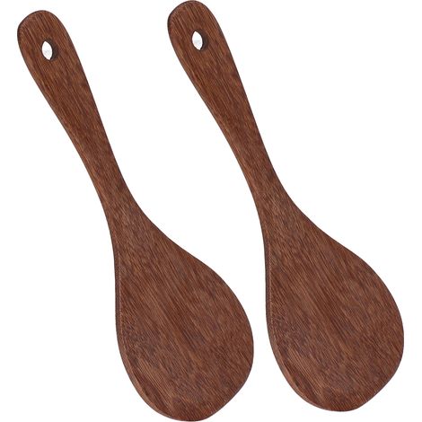 Set mit 2 runden Reislöffeln für den Hausgebrauch (1/5)