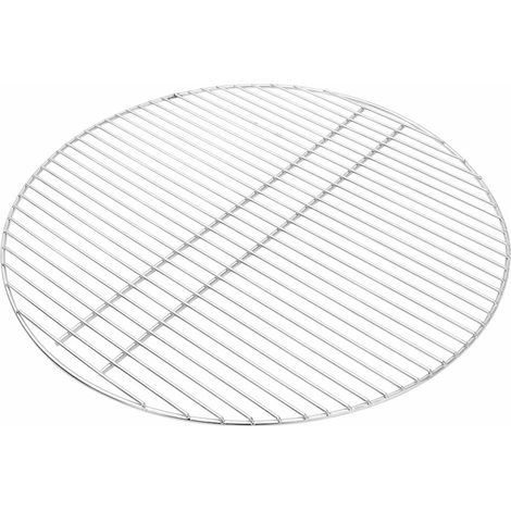 Grille de barbecue Argenté 60 x 60 cm Acier inoxydable