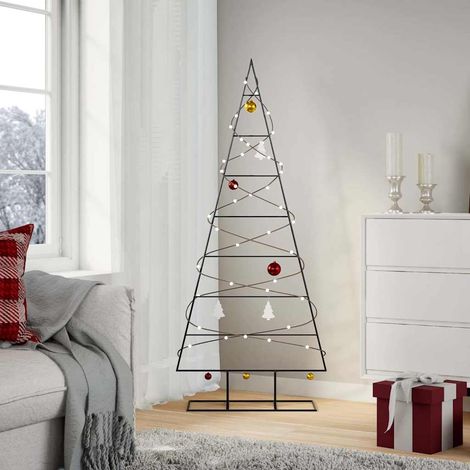 Teenpull – Metall-Weihnachtsbaum für Dekorationen Schwarz 150 cm (1/5)