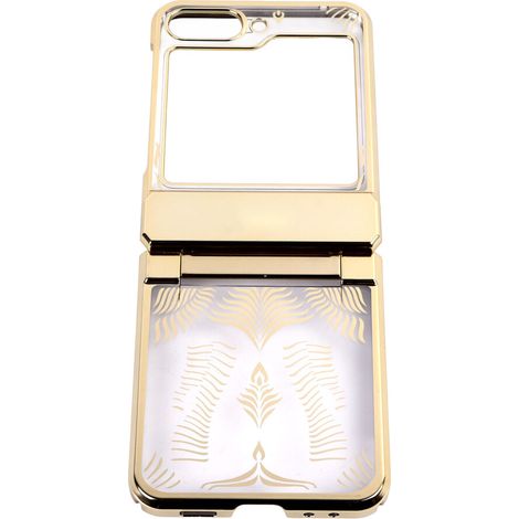 Custodia protettiva antiurto per Galaxy Z Flip 5, installazione senza bolle, pellicola flessibile autoriparante antigraffio, con supporto pieghevole a cerniera, Sli (1/2)