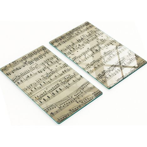 Tableros decorativos multifuncionales de vidrio templado para cocina, 2 x 30 x 52 cm.