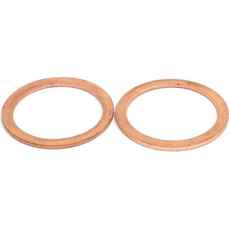 2 pièces 38 mm x 48 Boucle d'oreille en cuivre pour anneau fixation tissu (1/2)