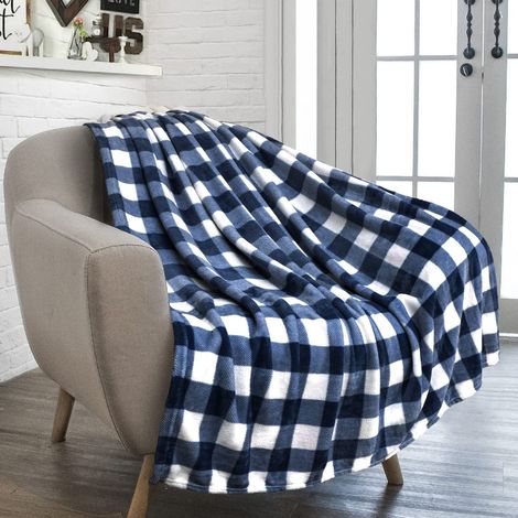 Plaid De Noël - Plaid Doux En Polyester 130 X 100 Cm - Pour Canapé Lit Camping Décoration Festive - 1 Pièce (1/5)