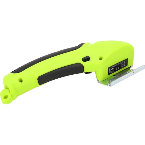 Ciseaux électriques sans fil, coupe-tissu portatif, outil Rechargeable 240 tr/min pour éponge de tapis, vert clair (1/5)
