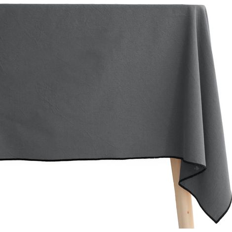 Nappe coton HONO finition point bourdon Carré 160x160 cm (1/5)