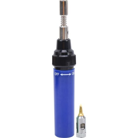 8ml Fer à souder portable rechargeable MT100 bleu foncé, pistolet à souder gaz haute capacité, outil de réparation sans fil (1/5)