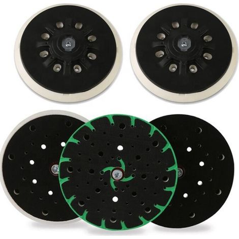 Plato de lijado de 6 pulgadas con aspiración de 150 mm - Rosca de conexión M8 - Repuesto de plato de lijado Festool (1/5)
