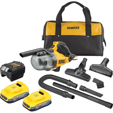 DeWalt DCV 501 LE2 aspirador de varilla sin cable 18 V 0,7 l polvo clase L + 2x batería Powerstack 1,7 Ah + cargador (1/5)