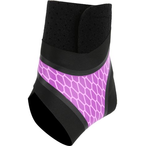 Pare-choc cheville ajustable respirant en nylon, protection pied gauche taille L, attelle cheville réglable (1/5)