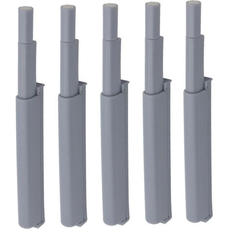 5-teiliges Schranktürdämpfer-Türdämpfer-System mit grifflosem Touch-Öffnungssystem und magnetischem Stopper, Schrankscharniere für Küchenlagerräume