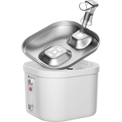 Molly&Cody SPRING fontana d'acqua inox 2 litri silenziosa (1/2)
