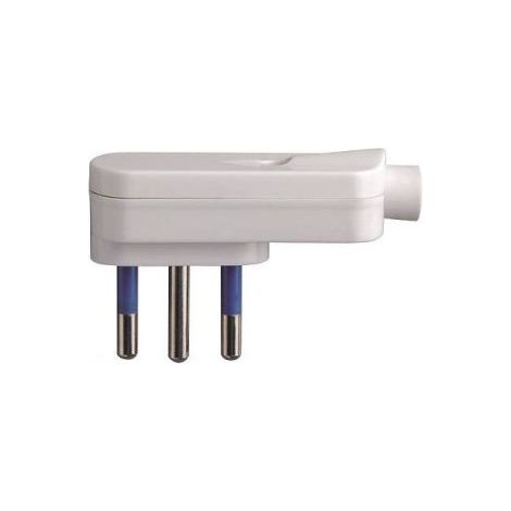 Spina S11 10A 3P 90° Bianca Sfuso (Ecova Cod. 33005)