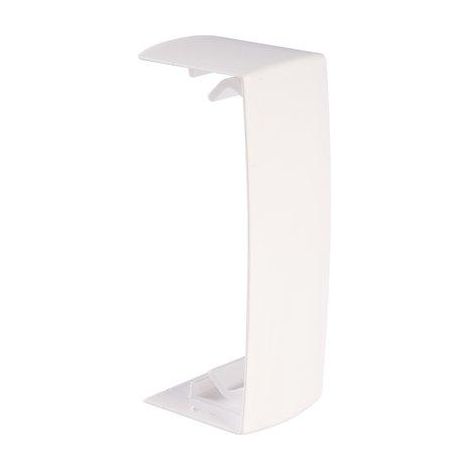 Joint de couvercle recouvrant pour moulure Keva 32mmx12mm - PVC Blanc Artic (1/4)