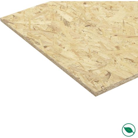 Forestea – Panneau OSB 3 800 x 600 x 15 mm – Label PEFC 75% – Pour chantiers humides et espaces confinés – FSC mixte