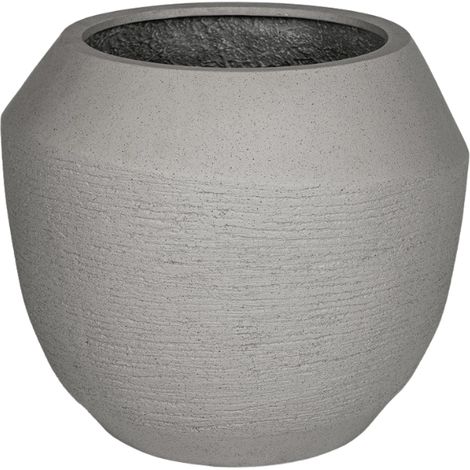 Pot de fleurs Clay Jardinière Design Aspect Argile Ø 54 x H 47 cm - PANGIVO