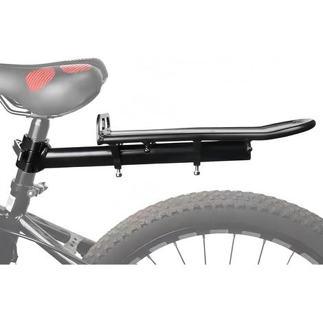 Porte-Bagages arrière en Alliage d'aluminium, Porte-Bagages de vélo, Porte-Bagages rétractable, Porte-Bagages Universel, Porte-vélos arrière VTT, Charge maximale 10 kg (1/5)