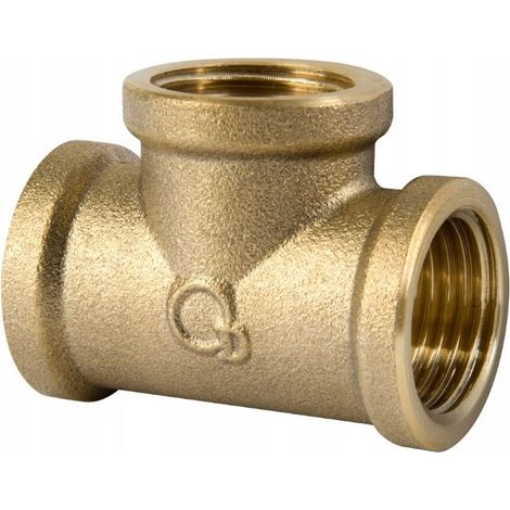Raccordo a T in ottone da 3/4 di pollice GW in ottone