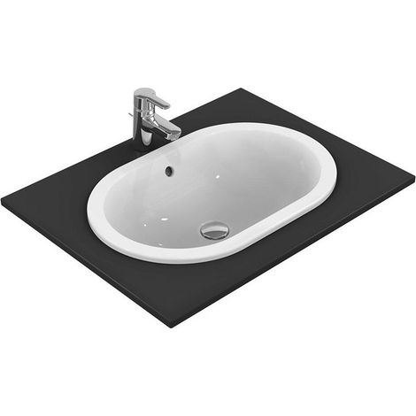 Lavabo à encastrer CONNECT oval 620mm blanc