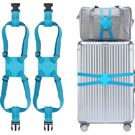 Sangle élastique de bagage pour valises, ceinture élastique de sac de voyage pour valises (1/5)
