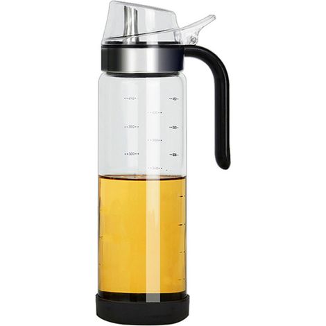 Bouteille Distributeur D Huile - Verre Trempé 500 Ml - Pour Cuisine Maison Et Restaurant - 1 Pièce (1/5)