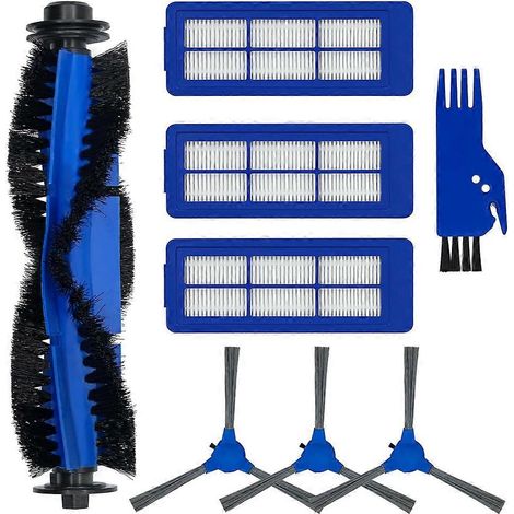 Pièces de rechange pour aspirateurs robots 11S Max15C Max30C Max39C MaxG10G20G30 et G32 : filtres de brosse AC bleus (1/5)