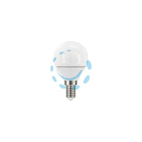 LAMPADA LED SFERA OPALE E14 - 5.4w - 2700°K calda - 470 lm - 240° - 45x78h