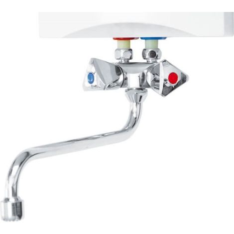 Mitigeur thermostatique trois voies pour douche et lavabo avec bec de 210 mm (1/5)