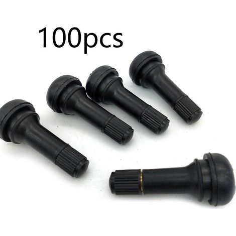 100x TR-413 Bouchon de valve de pneu tubeless à clipser TR-413 pour voiture F (1/4)