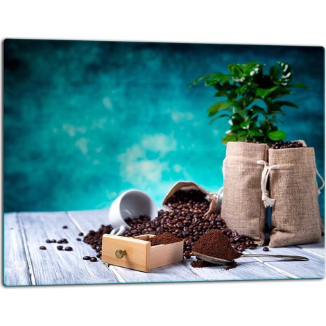 Tabla de cortar de vidrio de 52x40 cm para café (1/5)