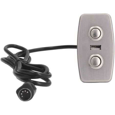 Contrôleur de commutateur à distance inclinable électrique, charge USB, contrôleur de canapé électrique droit à 5 broches for la maison et la chambre à coucher (1/5)
