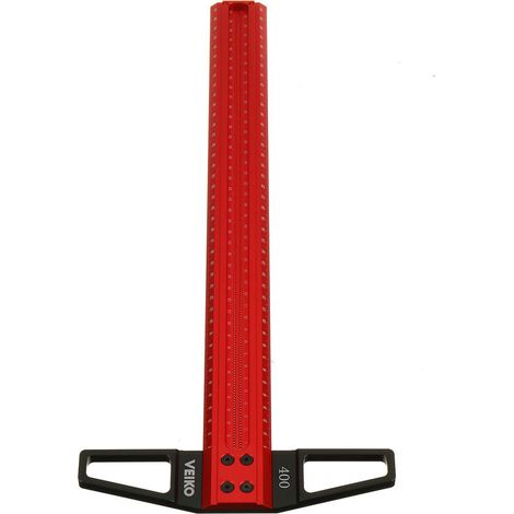 Aluminum Scriber Woodworking Ruler T-type Line Square Scribe Carpentry Marking 600mm (1/3)