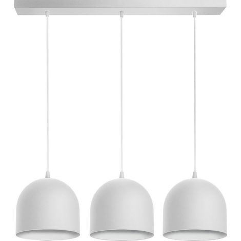 Helam MADISON Plafonnier Barre Droite Blanc 70cm