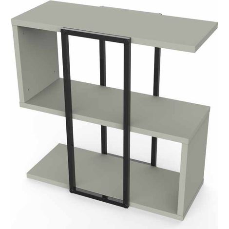 Tavolino in legno "HOMIA" - 56 x 56,5 x 25 cm - Verde cenere (1/5)