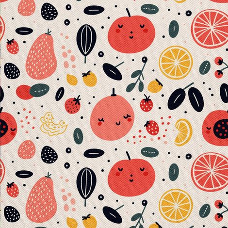 Tela decorativa para exteriores Oxford - Motivo frutal  DX6923 (1/5)