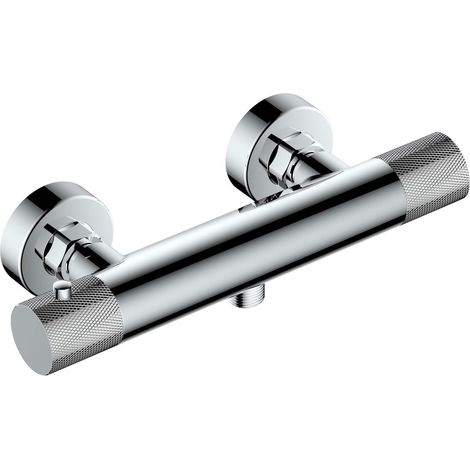 RAK Amalfi Chrome Wall Mounted Exposed Thermostatic Bar Valve - RAKAMA3303C (1/2)