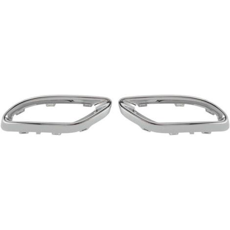 BUNTHAUS Auspuffblende, glänzend verchromt, Ersatz für Mercedes Benz A B C E GLC CLS-Klasse W177 W247 W205 W213 X253 C257 (1/5)