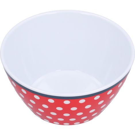 Bol à salade de 500 ml, épais, pour en-cas, desserts, gâteaux et fruits, idéal pour la décoration de table et la pâtisserie (Red Dot). (1/5)