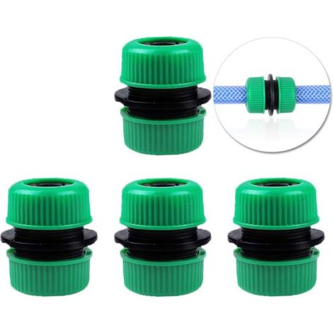 Lot de 4 connecteurs de réparation de tuyau 1/2" pour tuyau d'arrosage 1/2" (1/5)